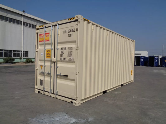 Contenedor Marítimo High Cube de 20 Pies beige nuevo