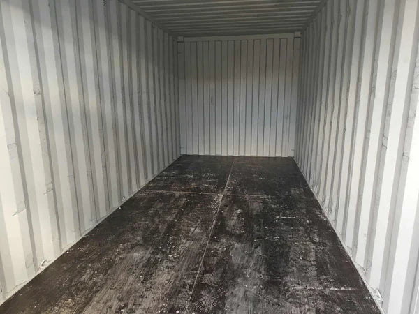 Contenedor seminuevo de 20 pies gris