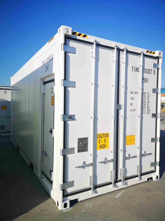 Contenedor frigorífico High Cube 20' con puerta lateral de acceso personal usado