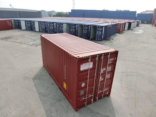 Contenedor de mudanza High Cube 20' (ancho palet) rojo nuevo