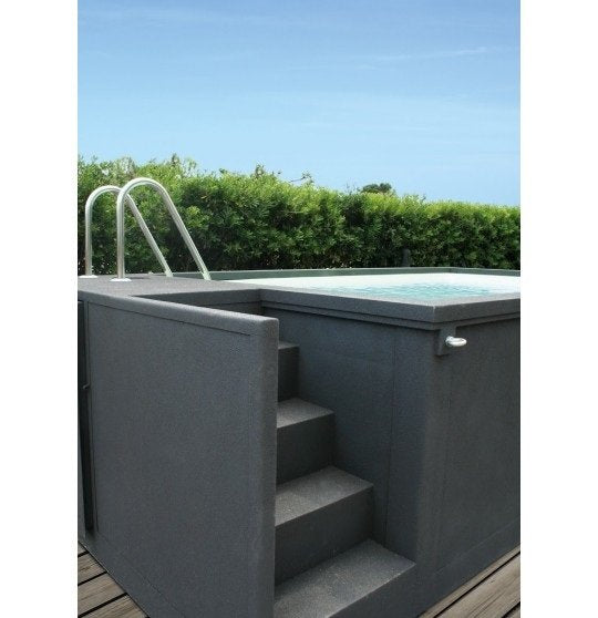 MINI CONTENEDOR DE PISCINA MÓVIL 5M25x2M55x1M26